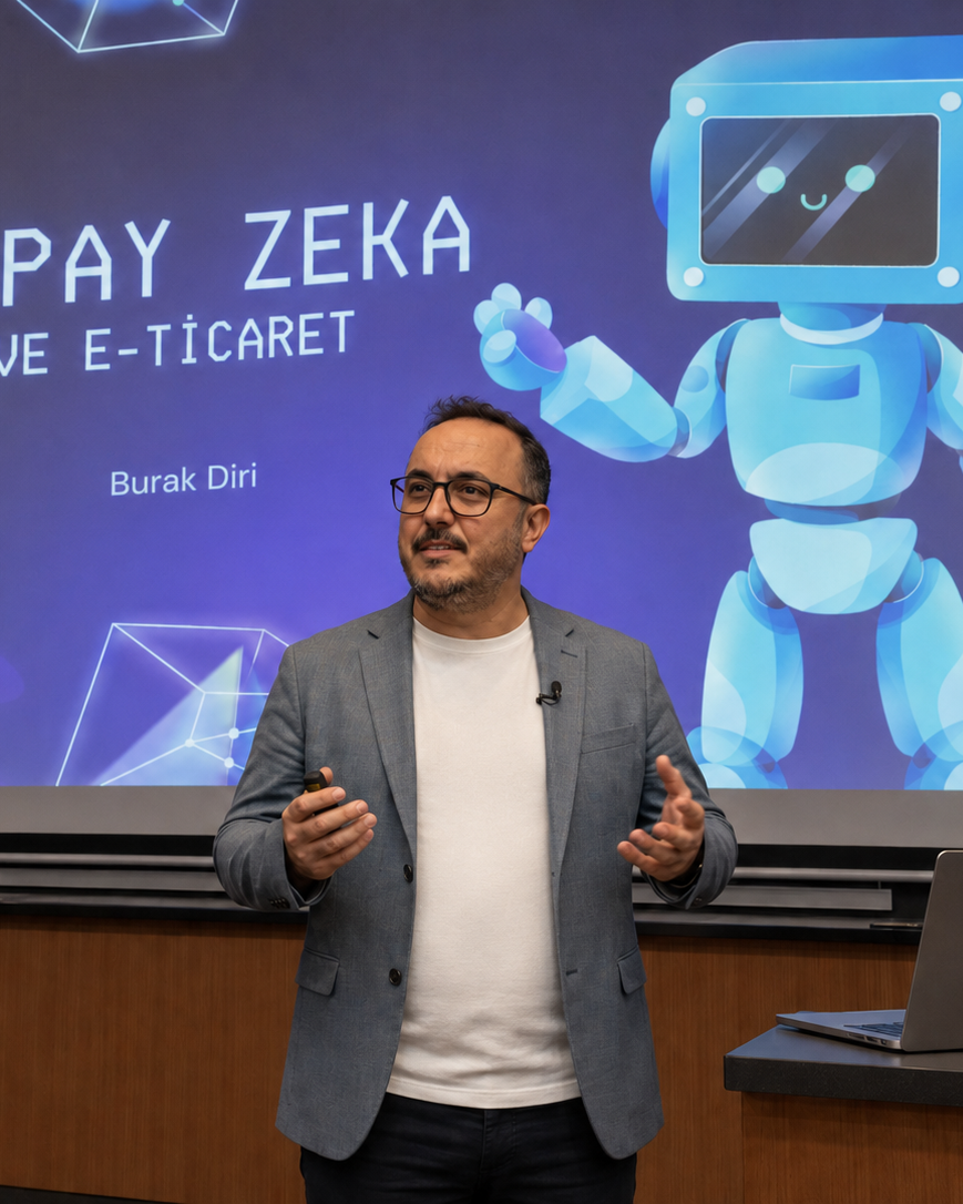 Burak Diri — Yapay Zeka ve E-Ticaret sunumu
